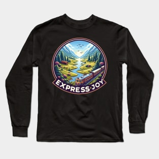 Train, Express Joy Long Sleeve T-Shirt